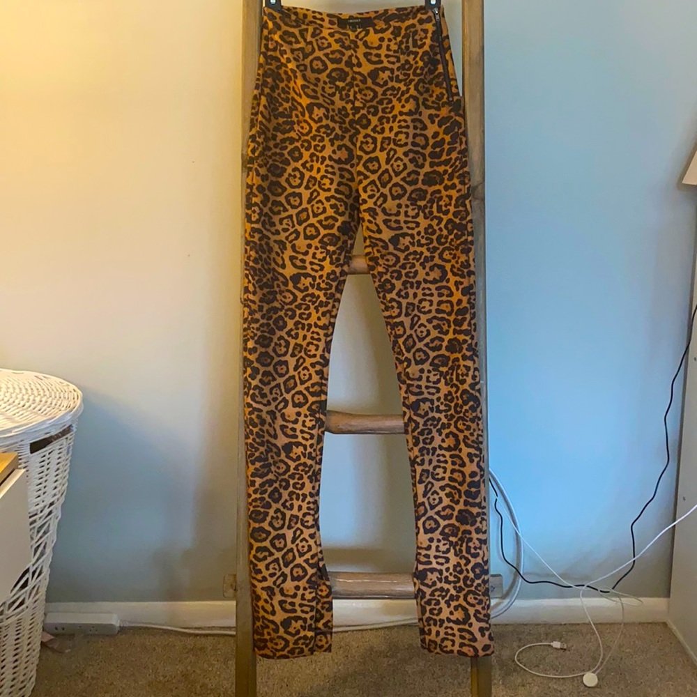 F21 Suede Cheatah Pants